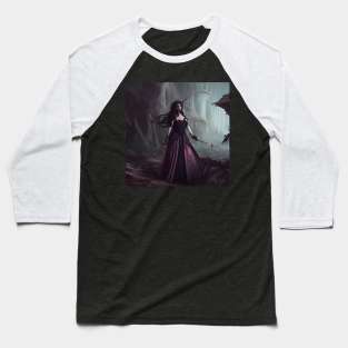 Gothic sleeping beauty Baseball T-Shirt